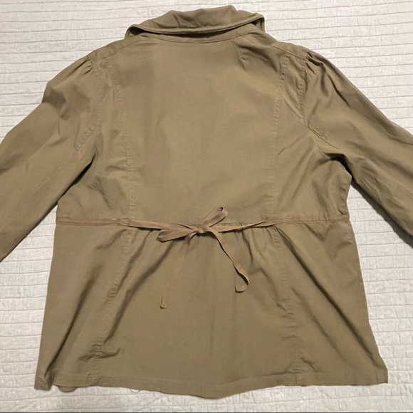 AVENUE Button Front Khaki Lightweight Jacket Size 18/20 - Picture 10 of 10